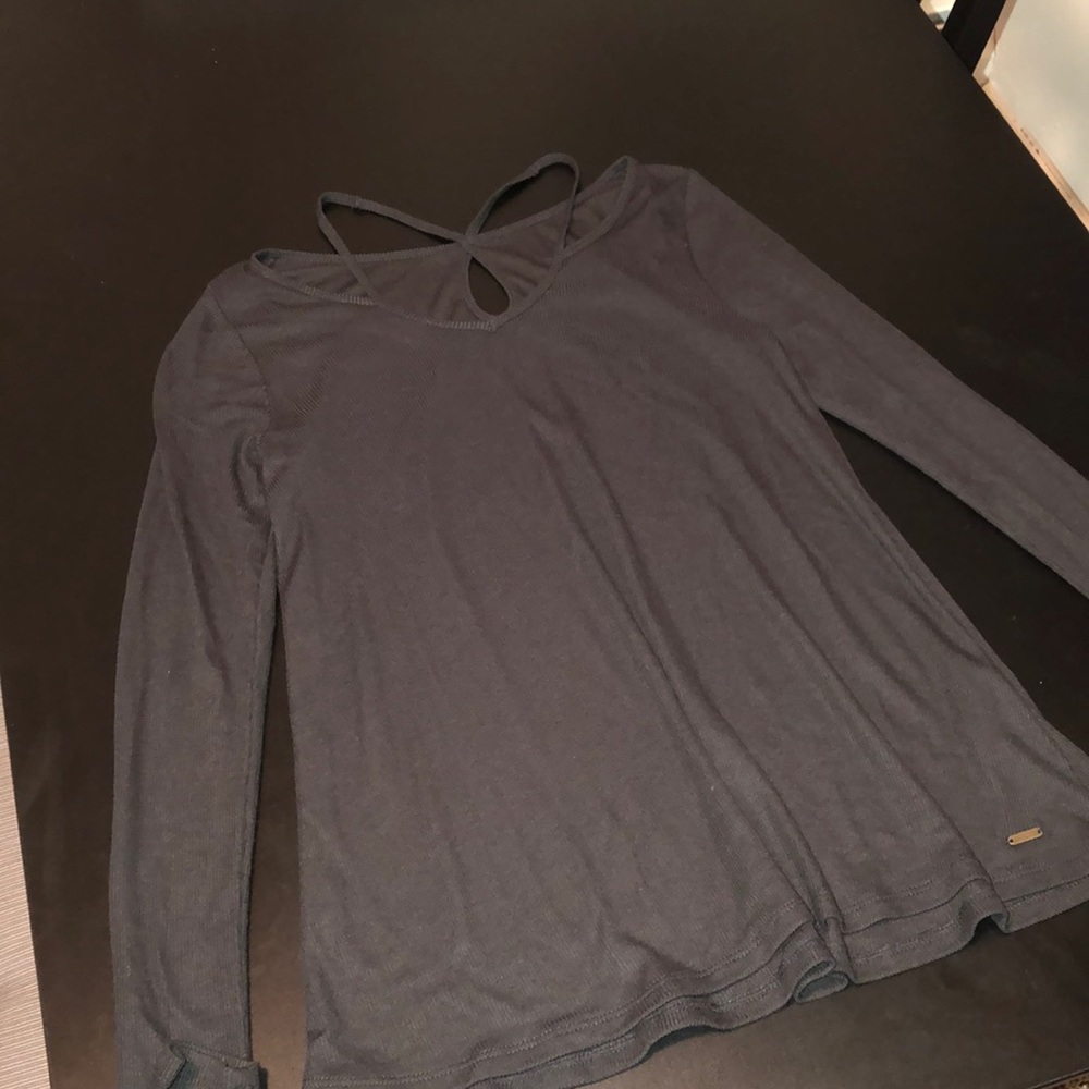 Black Hollister long sleeve tee